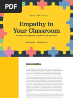 Empathy in Your Classroom Teachers Guild