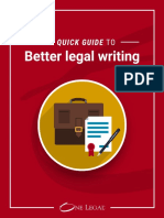 Quick Guide To Better Legal Writing