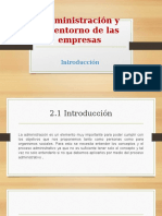 Administración y El Entorno de Las Empresas