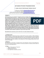 Title: Design and Analysis of Gearless Transmission System