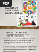 Talentosocapacidadesexcepcionales - DIAPOSITIVAS