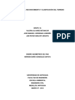 Informe 1. Clasificación y Reconocimiento Del Terreno.