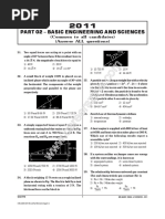 Sakthi 1: Me-Basic Engg. & Sciences - 2011