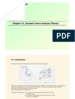 Theory of Machines-Dynamic Force Analysis