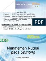 Nutritional Management of Stunting in Children (Endang Lestari)