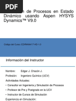 00 - Simulación de Procesos en Estado Dinámico Usando Aspen HYSYS Dynamics V9.0