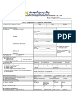 PNB 1055 Application For Vehicle - Car Loan