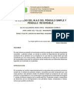 INFORME I3 ESTUDIO M.a.S. en Pendulo Simple y Reversible.