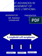 13 Recent Advances in Management of Hodhkin's Lymphoma