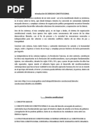 Introducción de Derecho Constitucional