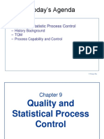 6 Quality and Statistical Process Control Chapter 9