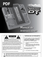 Whammy DT Manual 18-0873-C Spanish Original