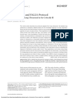 BLUE-Protocol and FALLS-Protocol: Two Applications of Lung Ultrasound in The Critically Ill