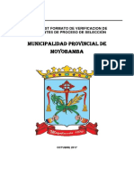 8 Check List Formato de Verificacion de Expedientes de Proceso de Selección