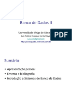 Introdução Banco de Dados