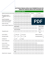 Form 1a - Formulir Pendaftaran Tenaga Kerja Baru