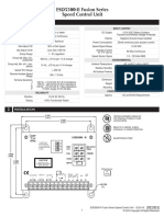 ESD5500-II Fusion Series Speed Control Unit: Specifications