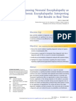 Diagnosing Neonatal Encephalopaty