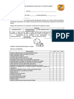 Evaluación Diagnostica S.c.menor2018