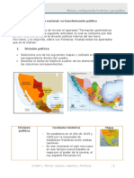 Actividad 5 El Territorio Nacional Su Transformación Política