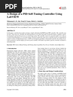 A Design of A PID Self-Tuning Controller Using PDF