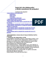 IV.3. Fapta Ilicită Cauzatoare de Prejudicii