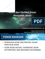 Pertemuan 3. Atom Dan Partikel Dasar Penyusun Atom