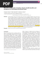 Bioactive Compounds in Bamboo Shoots: Health Benefits and Prospects For Developing Functional Foods