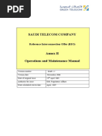 Saudi Telecom Company: Reference Interconnection Offer (RIO)