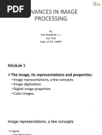 Advances in Image Processing: By, Prof. Shruthi M. L. J. Asst. Prof. Dept. of TCE, CMRIT