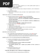 Apuntes de Formulación y Elaboración de Proyectos