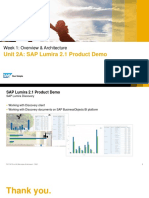 OpenSAP Lum1 Week 1 Unit 2A Product Demo Presentation