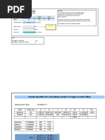 Distillation Theoretical Stages Calculator