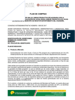 Plan de Compras Individual Proyecto Victimas Mpio de Recetor