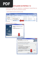 Manual de Instalacion de Proteus PDF