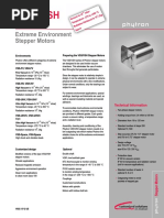 Vss / VSH: Extreme Environment Stepper Motors