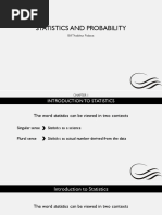 Statistics and Probability: Bill Thaddeus Padasas