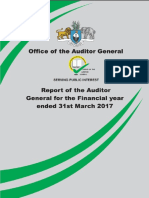 Swaziland Auditor General Report March 2017