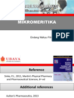 Mikromeritik Ubaya 2016