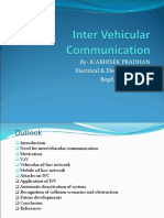 Inter Vehicular Communication - PPT Suprit Seminar