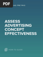 Assess Advertising Concept Effectiveness