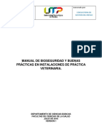 Manual de Bioseguridad y Buenas Practicas para Veterinaria