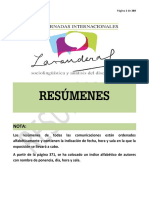 Libro de Resúmenes - 0 PDF