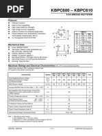 KBPC600 - KBPC610: Features