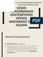 Kesan Perkembangan Kontemporari Kepada Masyarakat Dan Negara 1