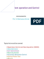 1-Power System Operation and Control, SCADA