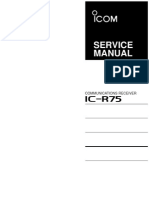 Icom IC-R75 Service Manual