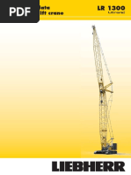 Liebherr LR 1300 SX Crawler Crane Data Sheet Englisch 10563868 Weltformat USA Small 15473-0