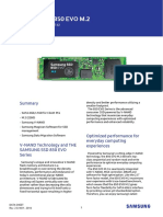 Samsung SSD 850 EVO M2 Data Sheet Rev2