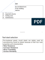 Tool Steel Selection